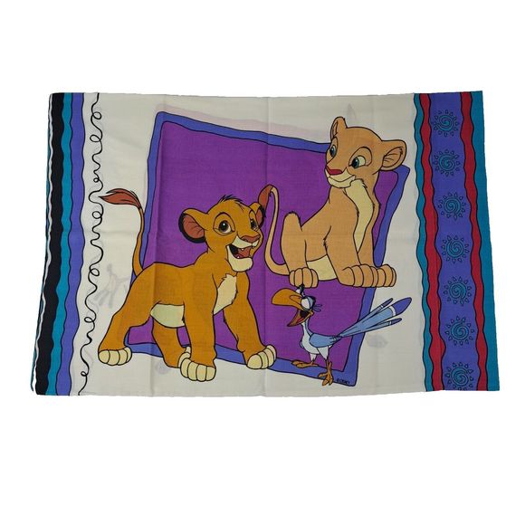 Disney Bedding Vintage Disney The Lion King Pillowcase Simba Kiara Zazu Timon Pumbaa Poshmark